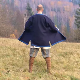 Dark blue Hedeby Kaftan Klappenrock Haithabu Coat