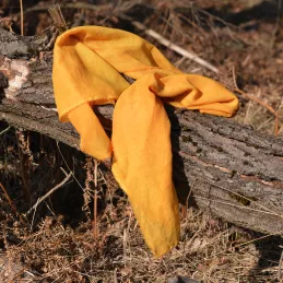 Headband Scarf - dark yellow