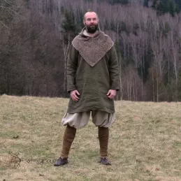 Viking trousers from natural linen