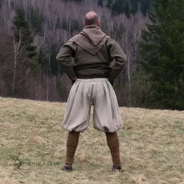 Viking trousers from natural linen
