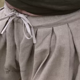 Viking trousers from natural linen