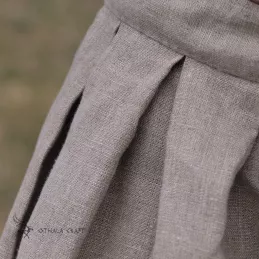 Viking trousers from natural linen