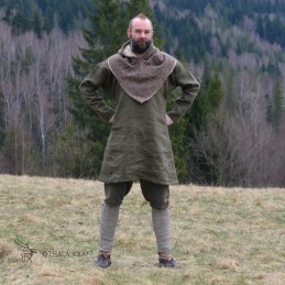 Wadenwickel, dunkelgraue Rautenbindung