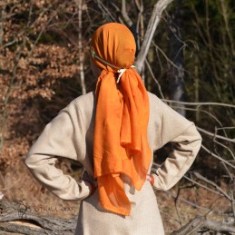 Wikinger-Seidenstirnband für Frauen – Bordeaux (400019)