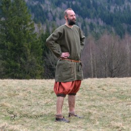 Haithabu-Hose – rot/braun