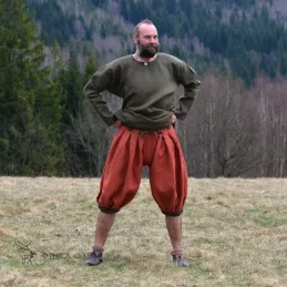 Haithabu trousers –  red/brown