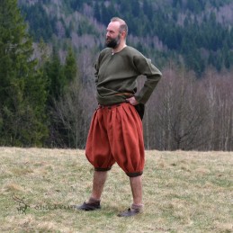 Haithabu-Hose – rot/braun