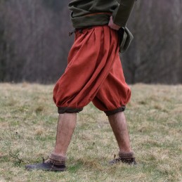 Haithabu-Hose – rot/braun