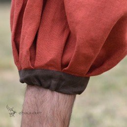 Haithabu-Hose – rot/braun