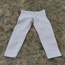 Gerade Leinenhose