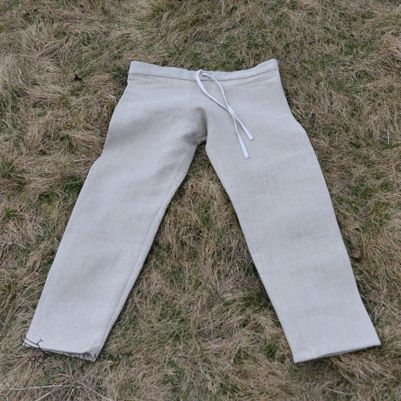 Gerade Leinenhose