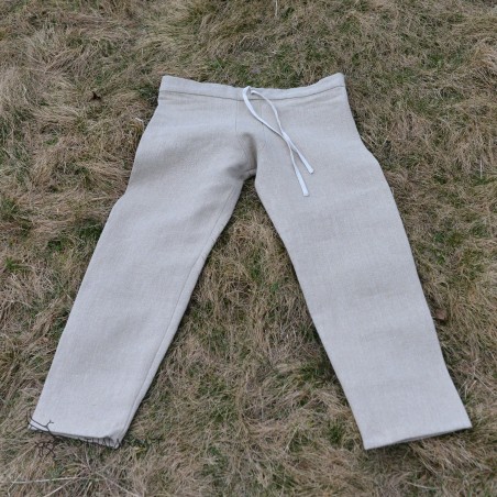 Gerade Leinenhose