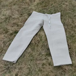 Gerade Leinenhose