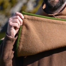 Wollgugel aus Skjoldehamn – beige/grün