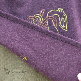 Woolen hood from Skjoldehamn with embroidery