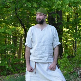 Viking Woolen hat with braid, Slavic hat, Medieval, Larp, Fantasy, Wikinger, SCA