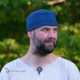 Pillbox cap from Haithabu, Hedeby hat – Dark Blue
