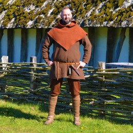 Wollgugel aus Skjoldehamn – ziegelfarben