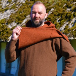 Wollgugel aus Skjoldehamn – ziegelfarben