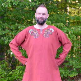 Linen tunic with embroidery, Viking, early medieval, Slav, SCA