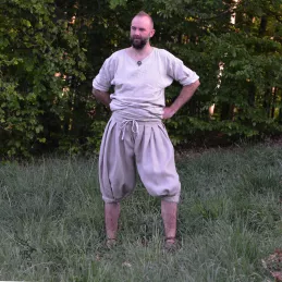 Haithabu trousers –  natural linen