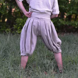 Haithabu trousers –  natural linen