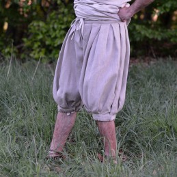 Haithabu-Hose, naturfarbenes Leinen