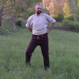 Thorsberg-Hose aus Wolle – bordeaux