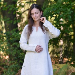 Natural linen Viking dress
