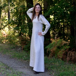 Natural linen Viking dress