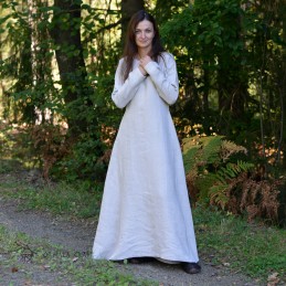 Linen dress 100% hand sewn