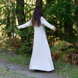 Linen dress 100% hand sewn
