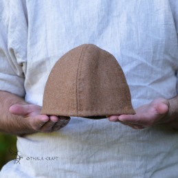 Viking Woolen hat – Beige, plain