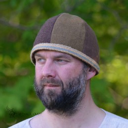 Viking Woolen hat with braid, Slavic hat, Medieval, Larp, Fantasy, Wikinger, SCA