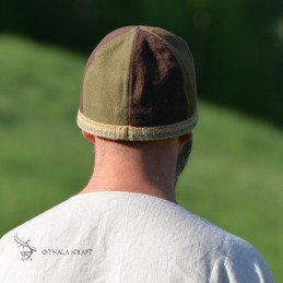 Viking Woolen hat with braid – three colors