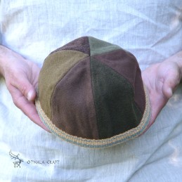 Viking Woolen hat with braid – three colors