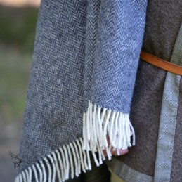 Dark blue/grey Viking cape