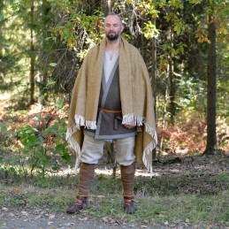 Dark yellow Viking cape