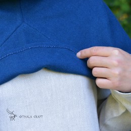 Woolen hood from Hedeby - dark blue - Viking clothing, Slavic outfit