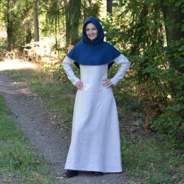 Woolen hood from Hedeby - dark blue - Viking clothing, Slavic outfit