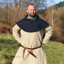 Woolen hood from Hedeby - dark blue/grey