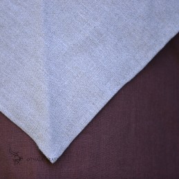 Linen hood from Skjoldehamn - natural linen - Viking clothing, Scandinavian costumes