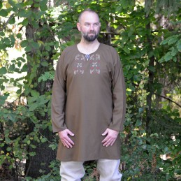 Woolen tunic with embroidery from Viking Grave at Mammen Denmark, Vikings, early medieval