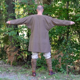 Woolen tunic with silk brocade, Vikings, early medieval