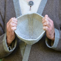 Viking Woolen hat from hand weaved wool, Slavic hat, Medieval, Larp, Fantasy, Wikinger, SCA