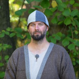 Viking Woolen hat from hand weaved wool, Slavic hat, Medieval, Larp, Fantasy, Wikinger, SCA