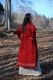 Red lady Viking coat