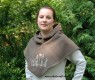 Woolen hood with embroidery "Tree of Life"