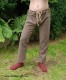 Woolen Thorsberg trousers - brown XL