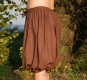 Short Rus Viking trousers from dark brown wool